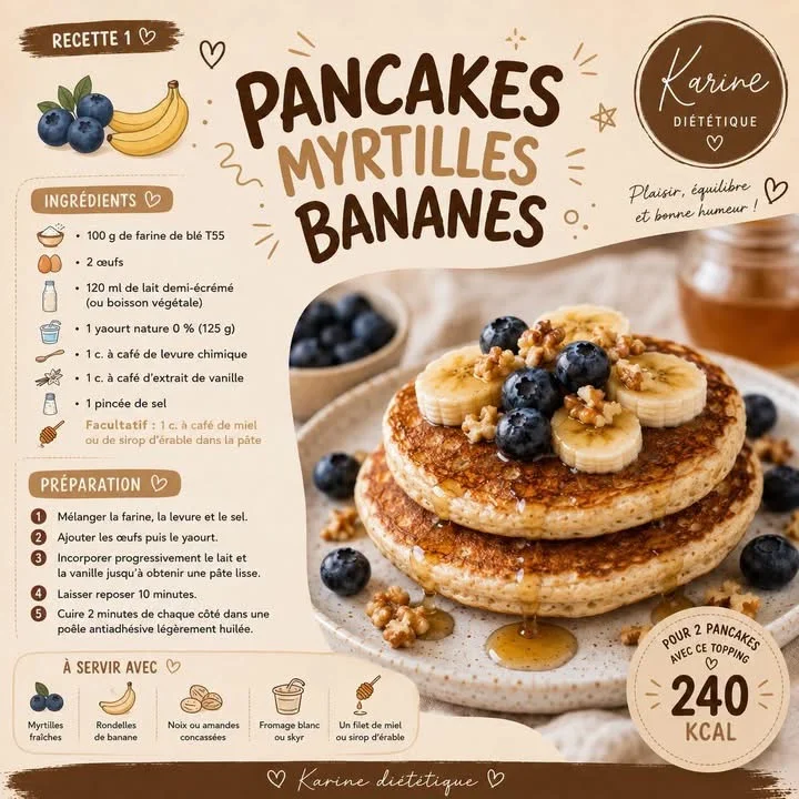 6 pancakes à la fête