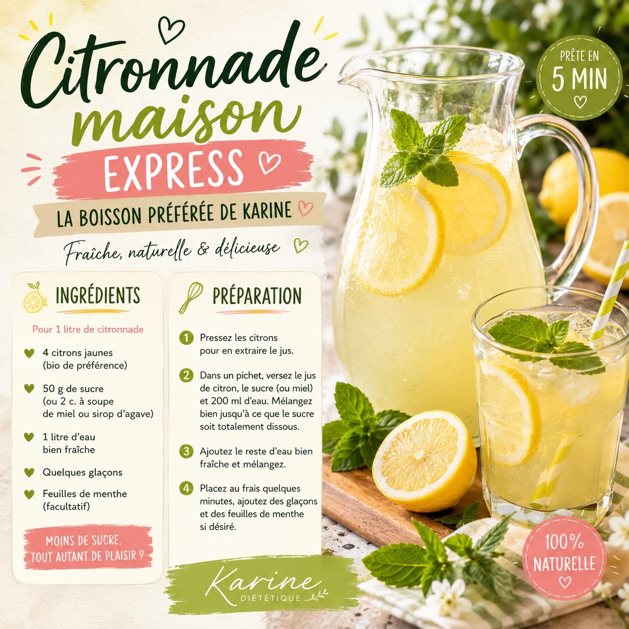 Citronnade maison Express